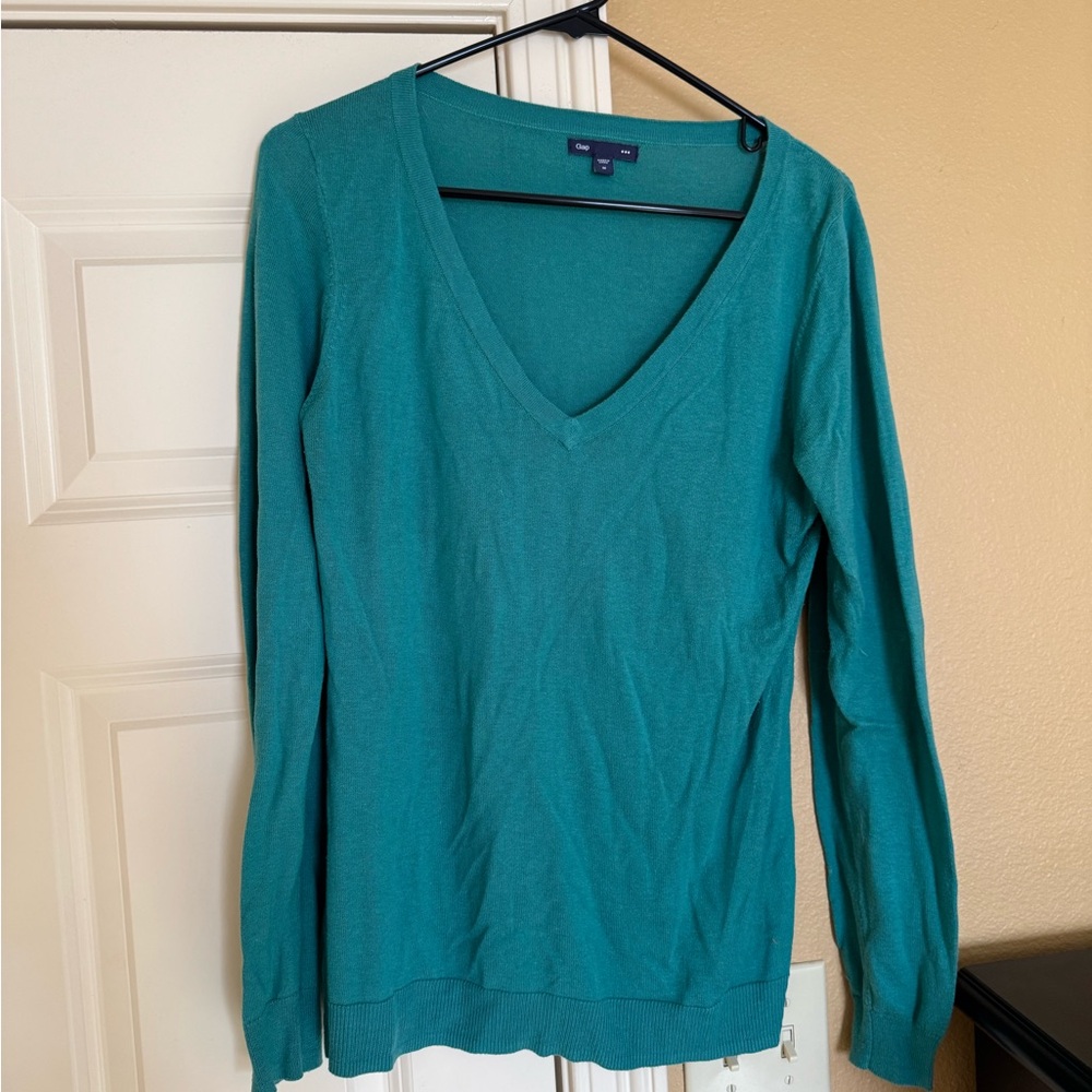 GAP Turquoise Knit Top